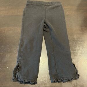 ☀️ 3/$15 Baby Gap Ruffle Hem Leggings Black